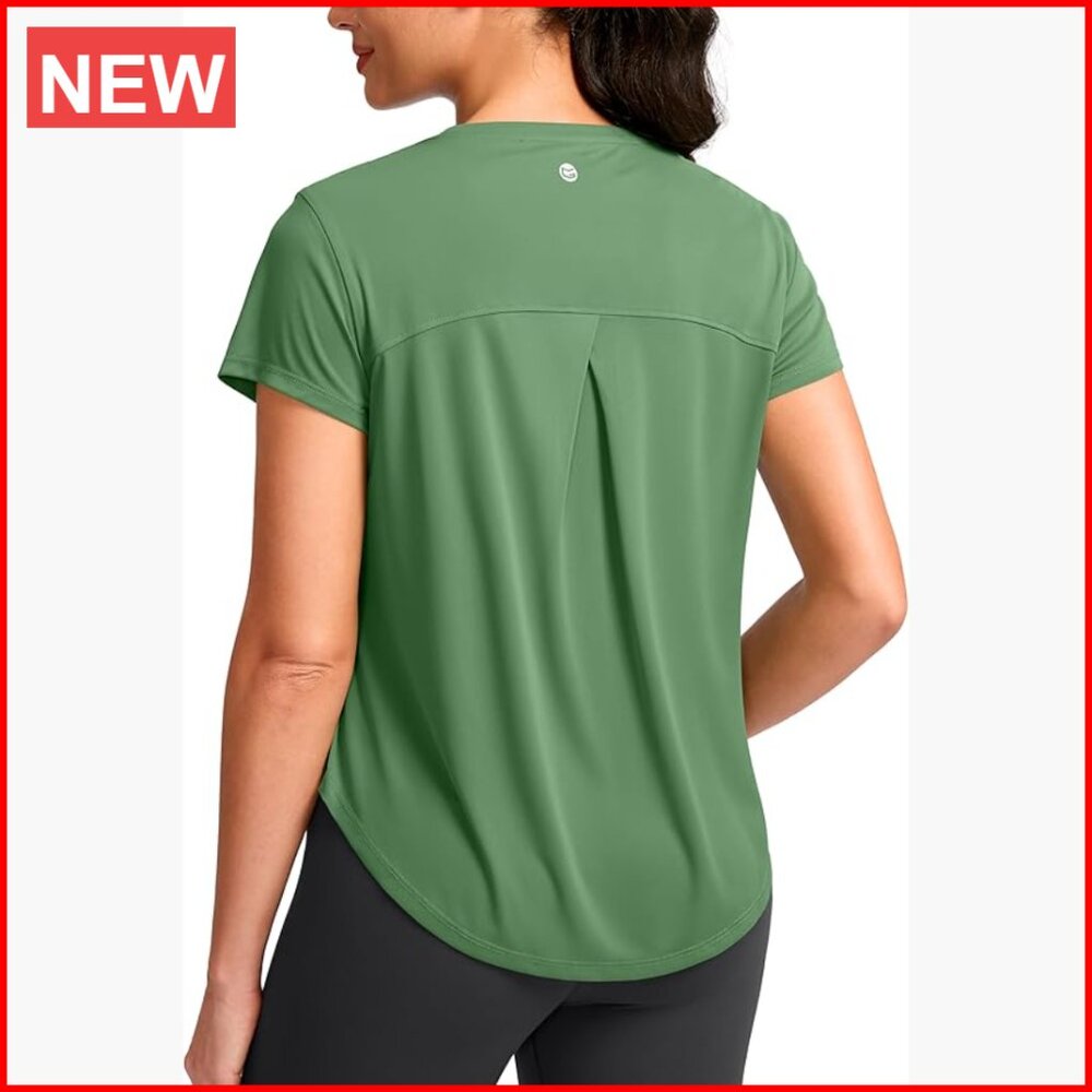 Lightweight Quick Dry Polyester Workout T-Shirt W… - image 1